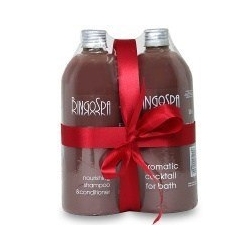 BINGOSPA ZESTAW 9 CZEKOLADOWE SMAKI DO KĄPIELI 1L   